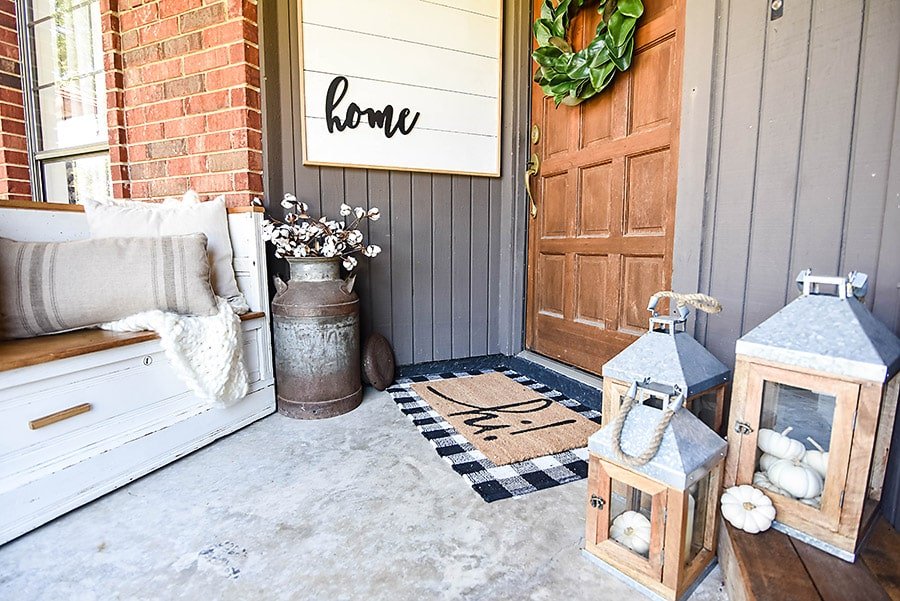 Front Porch DIY Idea