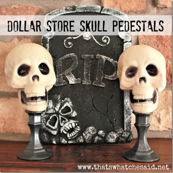 Dollar Store Halloween Decor Idea