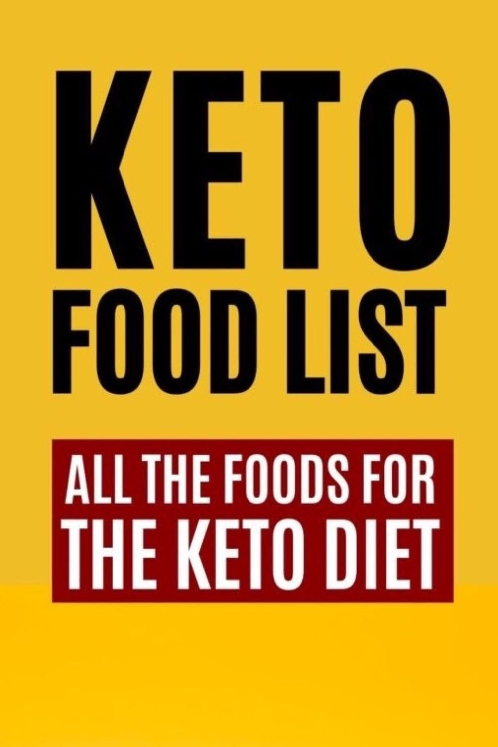 Keto Food List