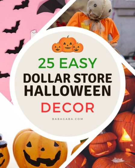 Dollar Store Halloween Decor