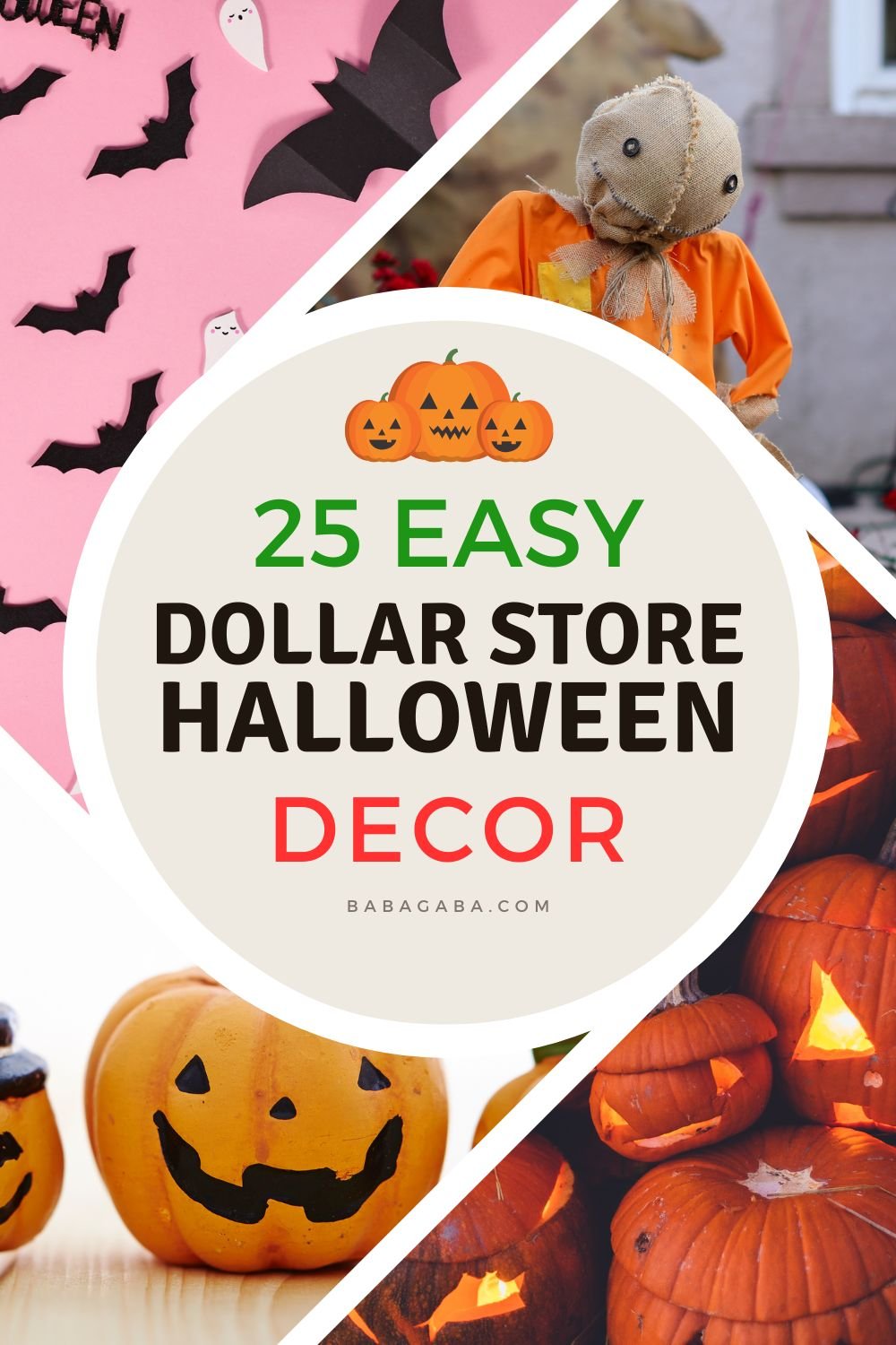 Dollar Store Halloween Decor